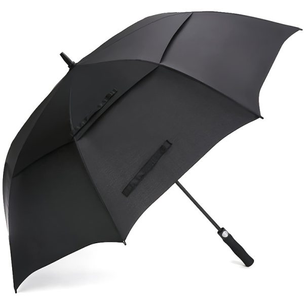 1pc Windproof and UV-Protected Extra Large Golf Umbrella for 2-3 People