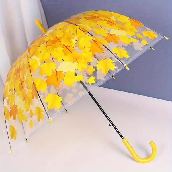 Long Handle Umbrella, Transparent Umbrella, Rainproof Umbrella